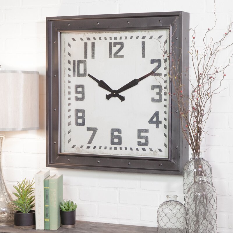 Aspire Westford Square Wall Clock & Reviews Wayfair